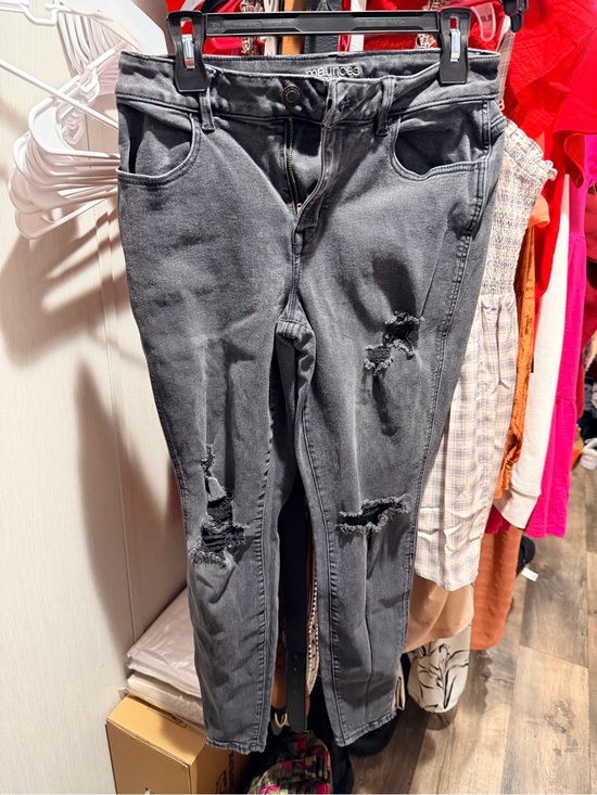 Maurices Denim - Maurices Washed Black Skinny Distressed Jeans